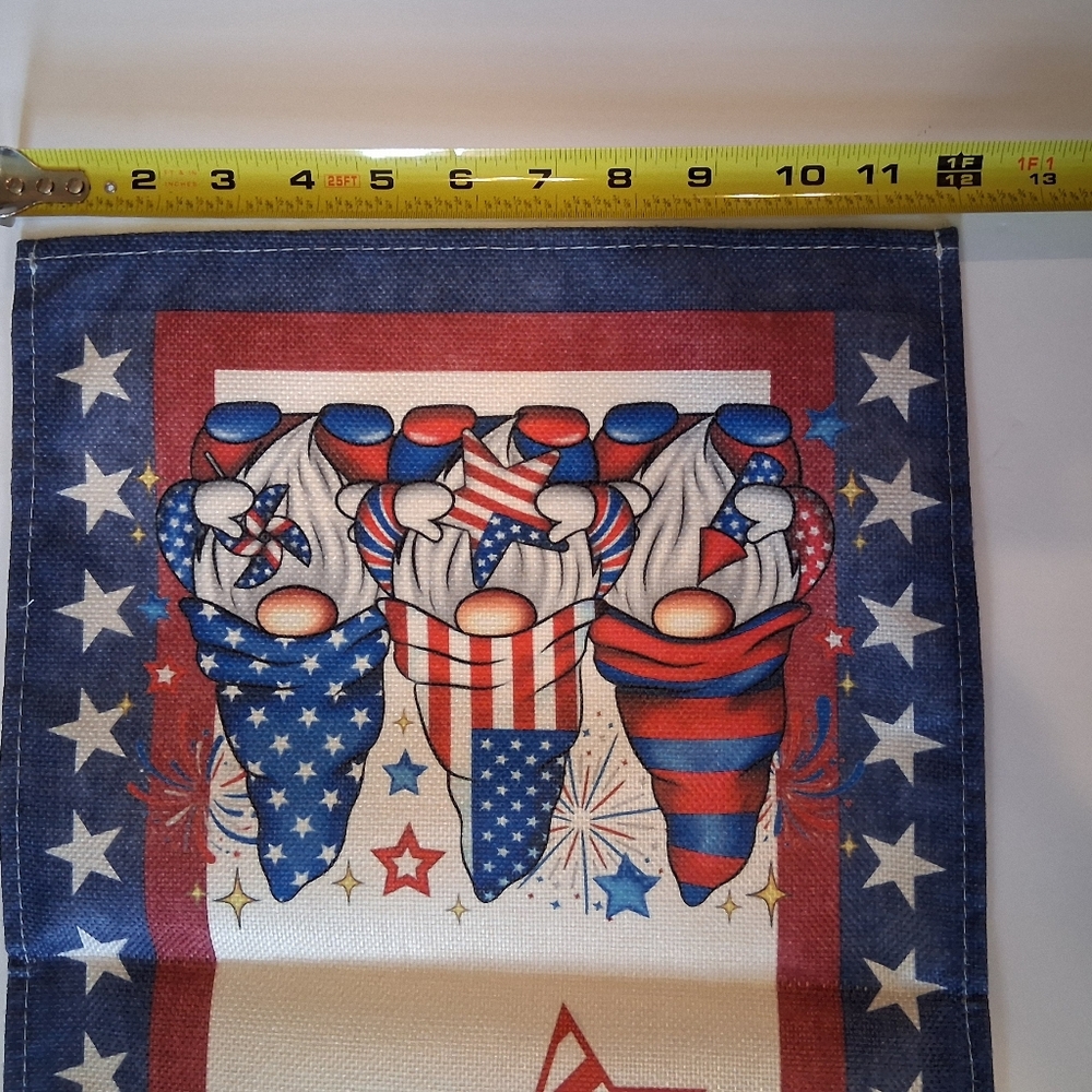 Patriotic Gnome Display Runner New No Tag - Picture 8 of 8